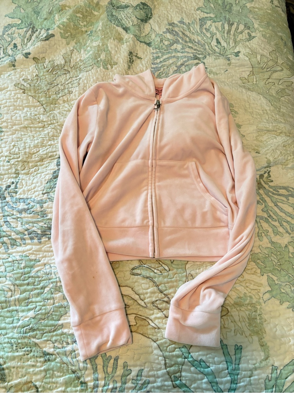 Juicy couture pink zip up